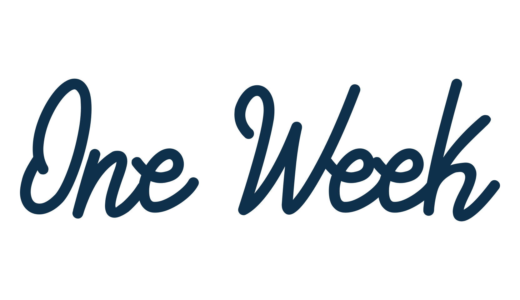 One Week, fancy decorative font preview