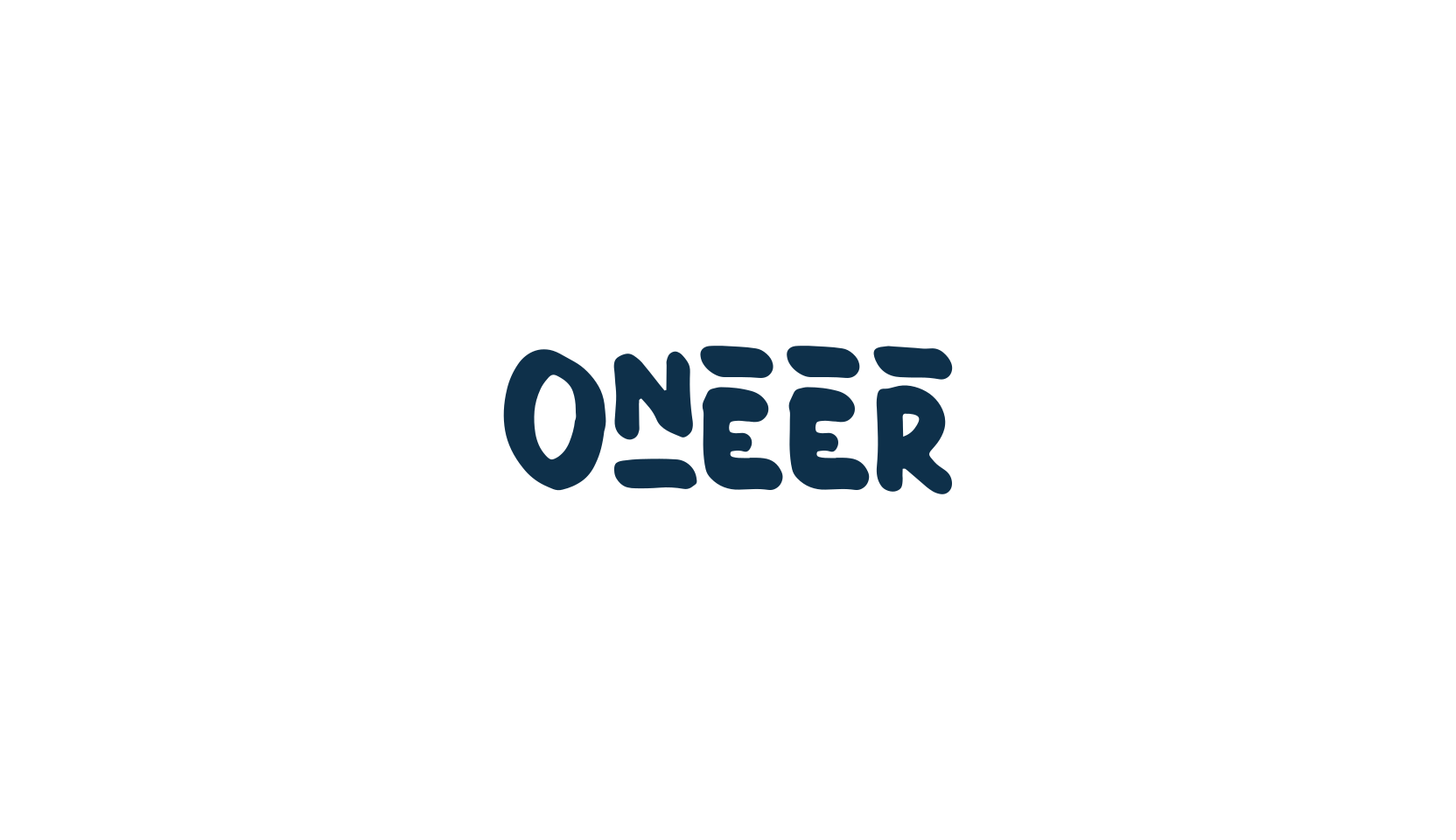 Oneer, handwriting font preview