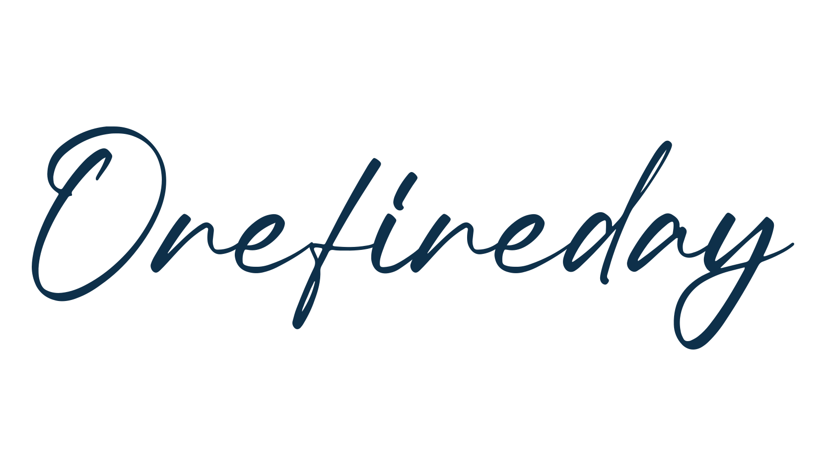 Onefineday, script handwritten fancy decorative calligraphy font preview