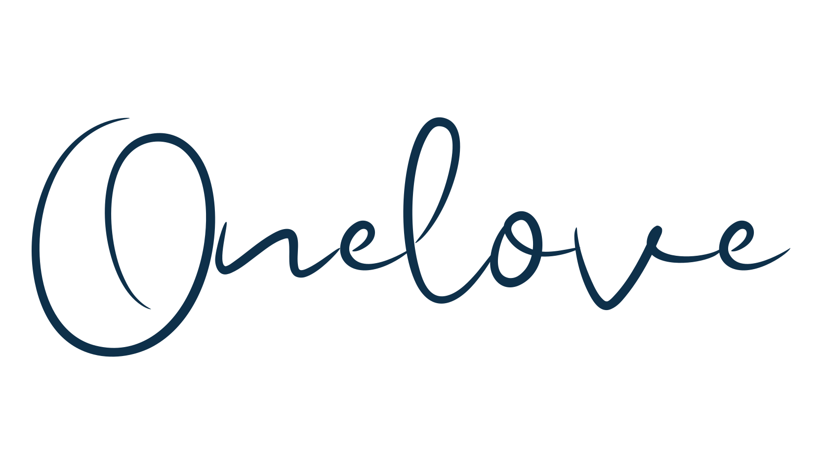Onelove, handwriting font preview