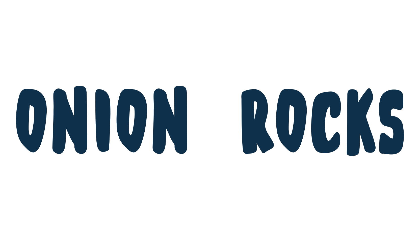 Onion Rocks, fancy cartoon decorative comic font preview