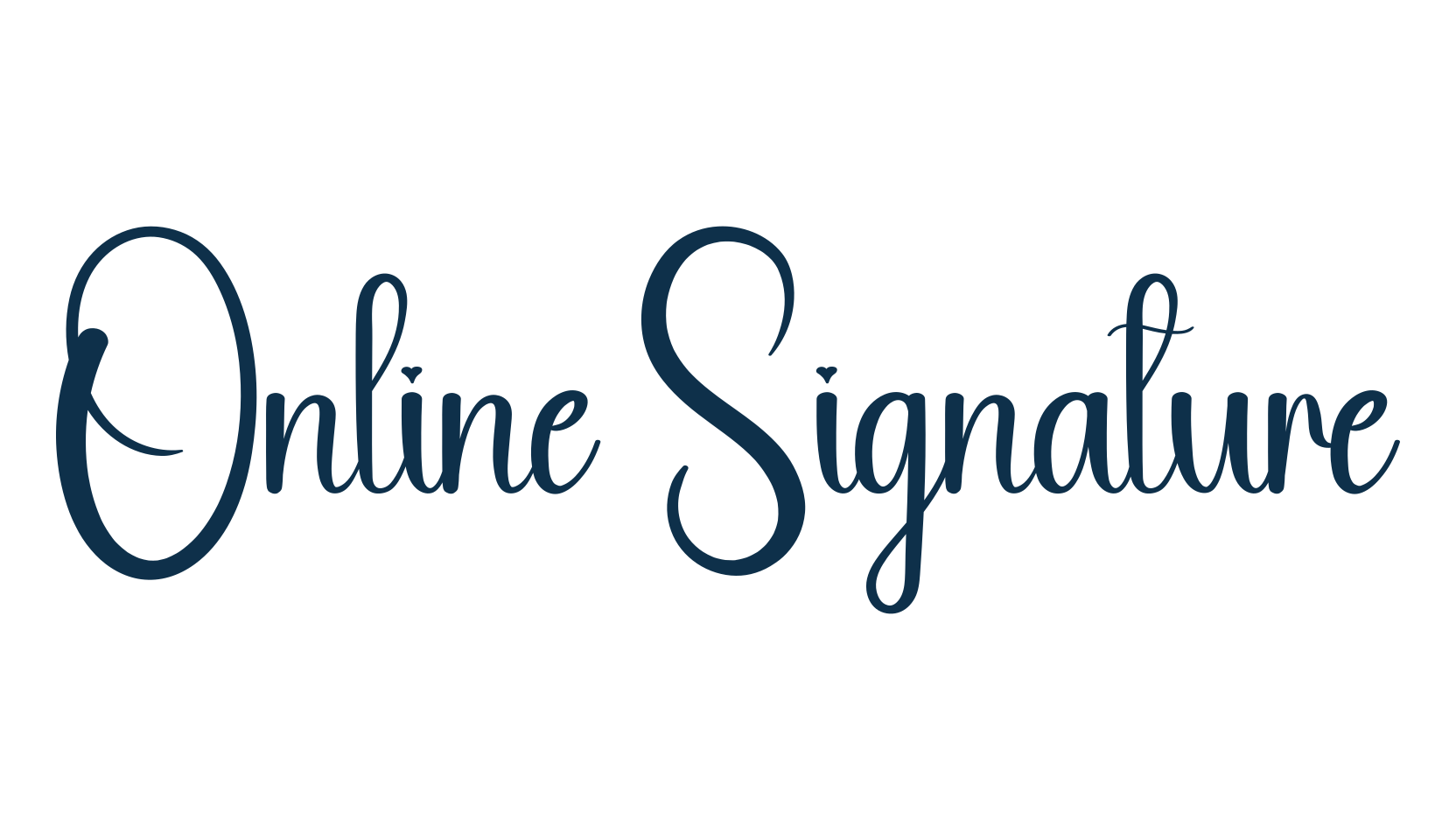 Online Signature, script handwritten fancy decorative calligraphy font preview