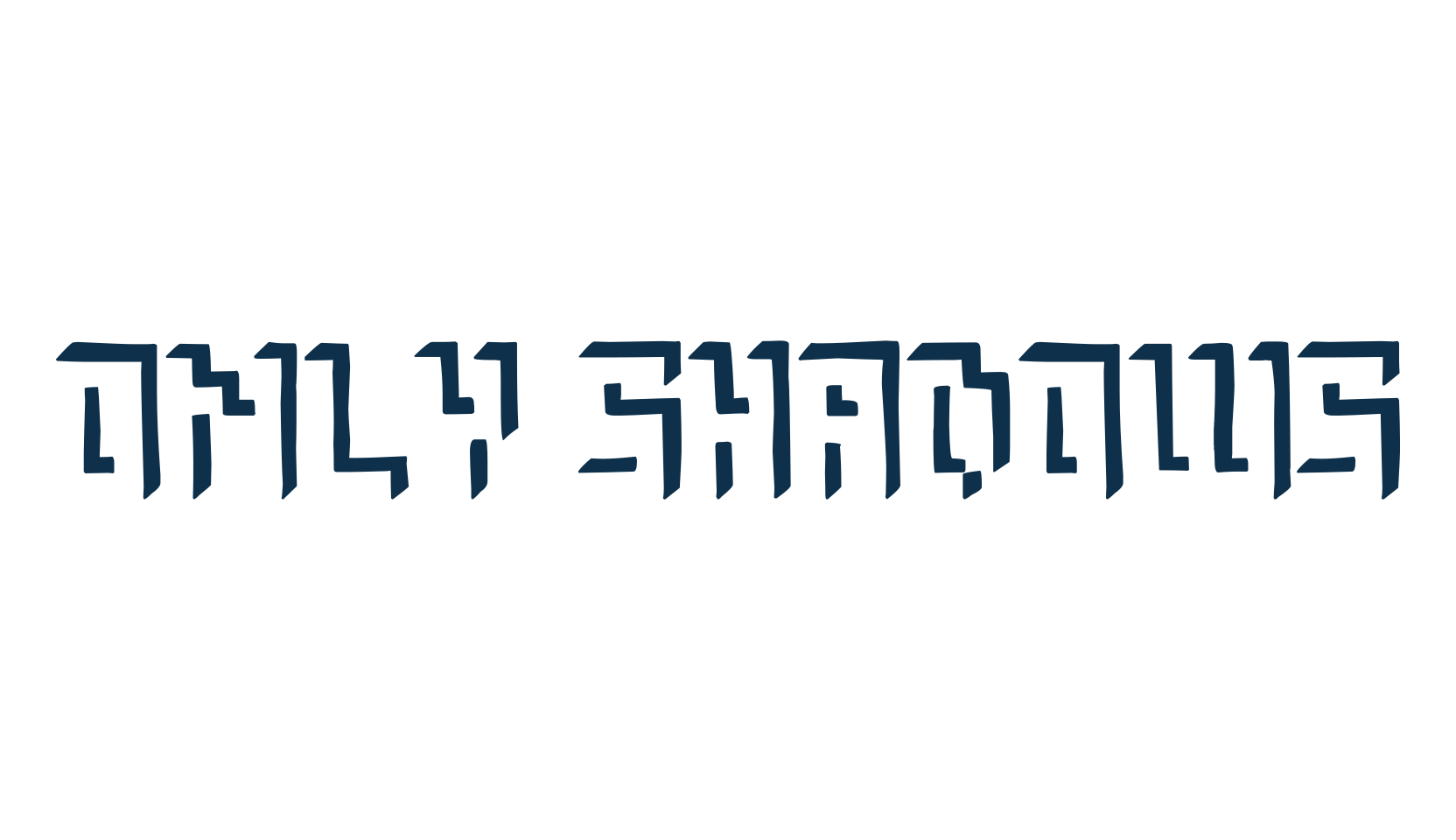 Only Shadows, various font preview