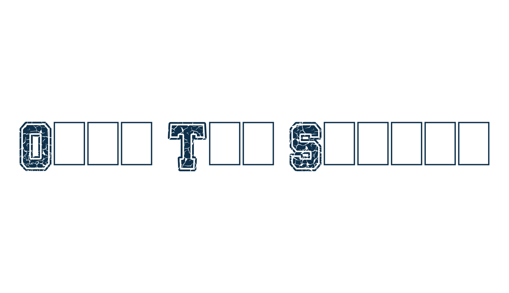 Only The Strong, fancy old school decorative font preview