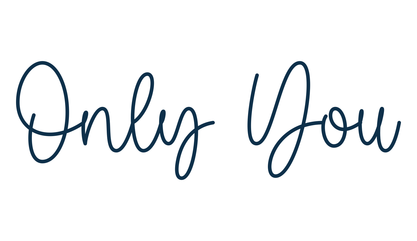 Only You (only-you-3), handwriting font preview