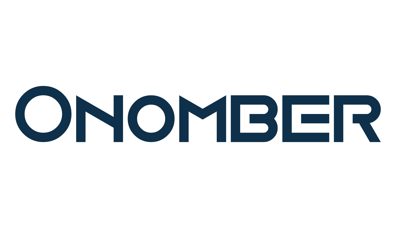 Onomber, sci-fi font preview