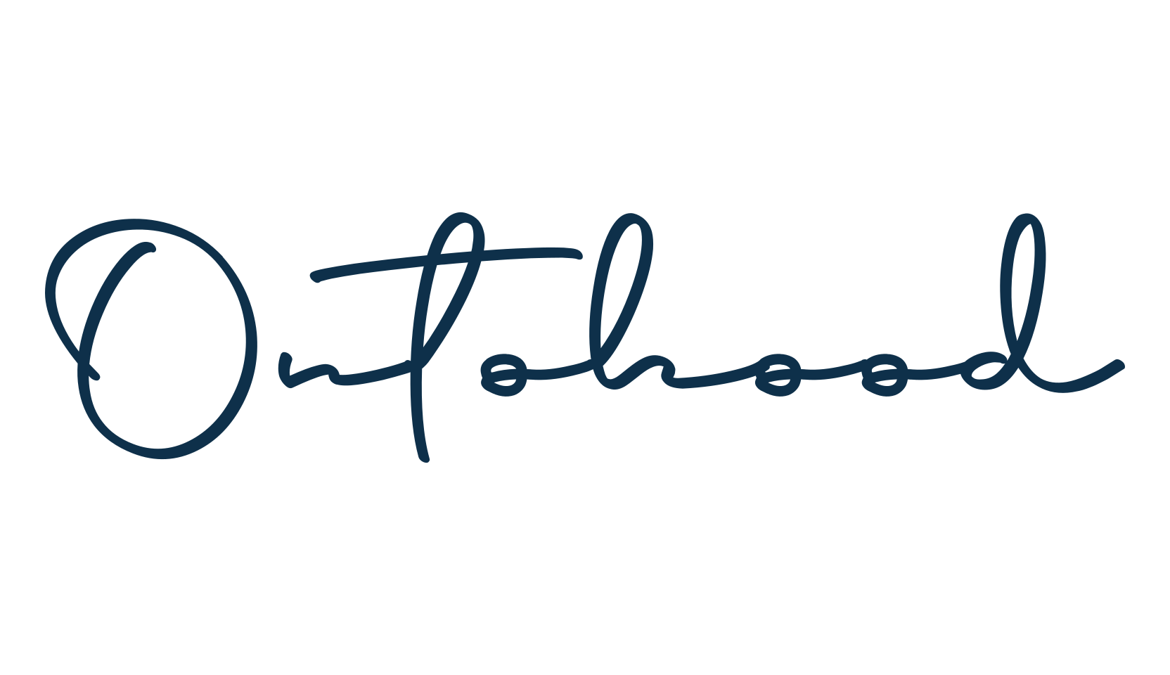 Ontohood, handwriting font preview