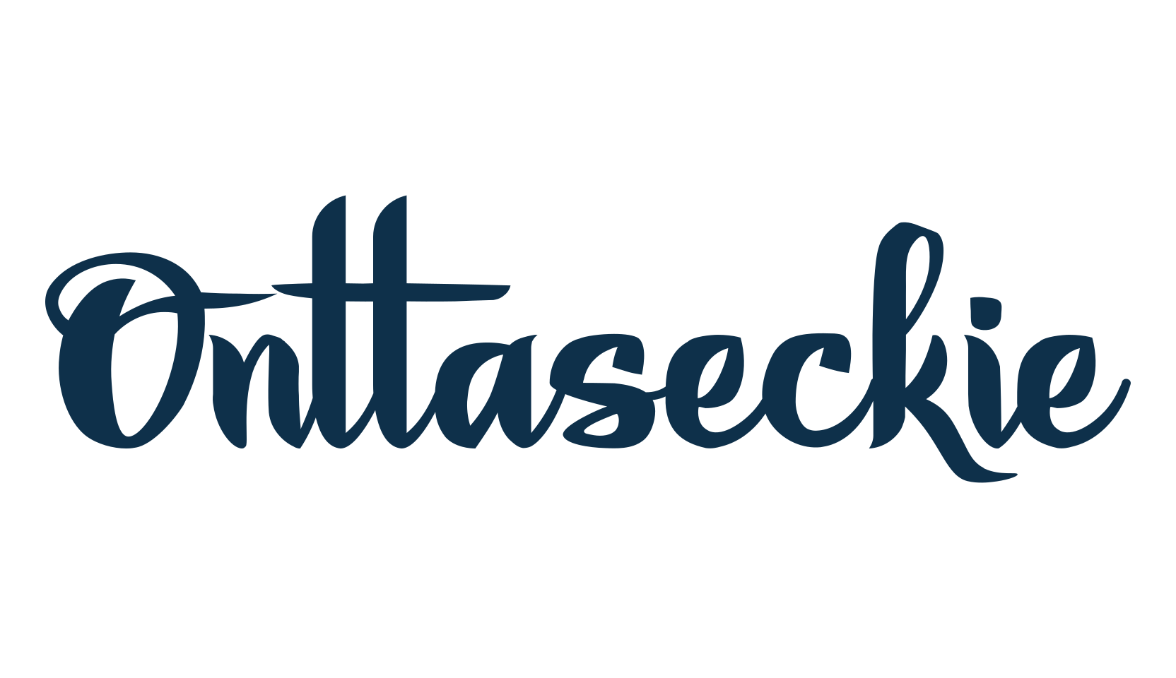 Onttaseckie, fancy decorative font preview