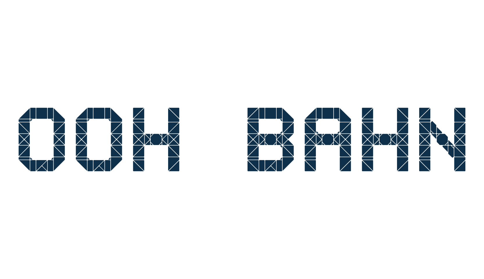 Ooh Bahn, lcd font preview
