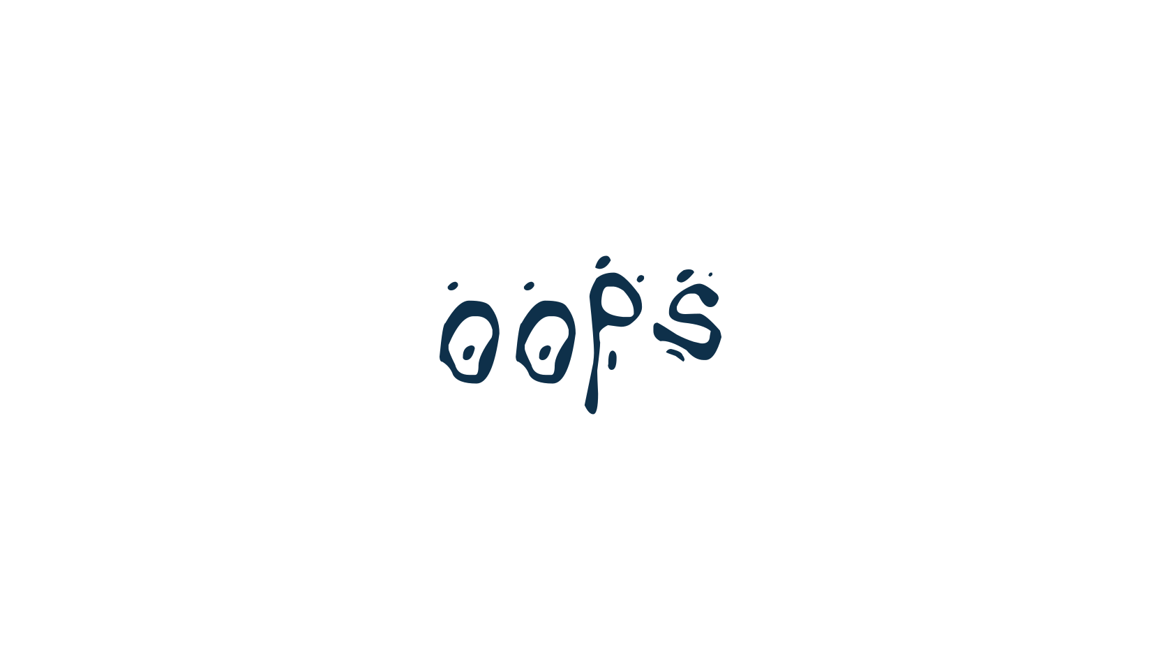 Oops, cartoon font preview