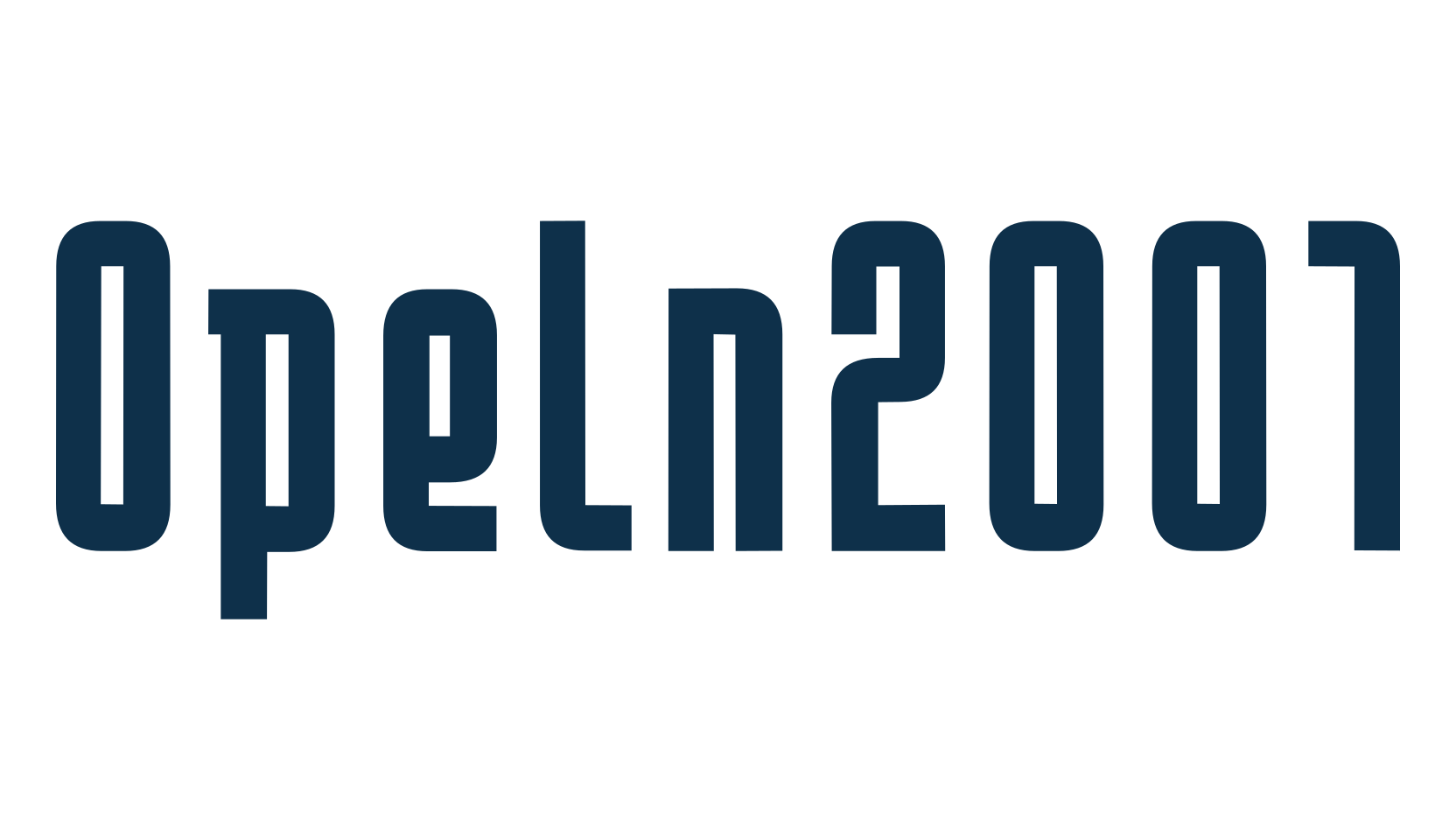 Opeln2001, fancy various techno sci-fi font preview