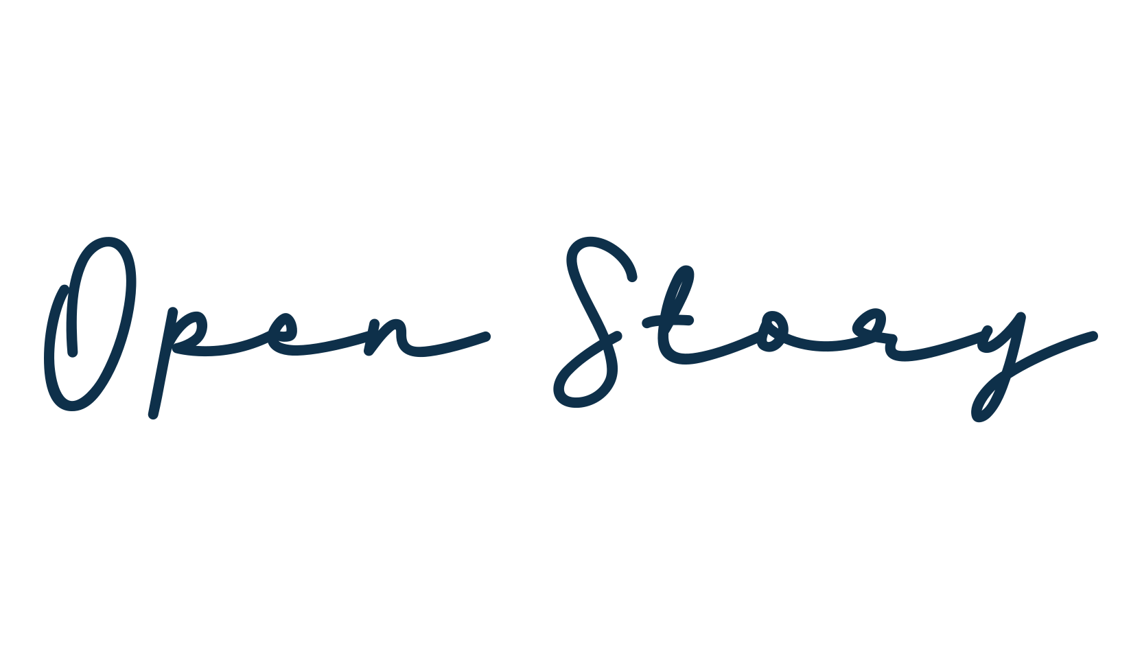 Open Story, handwriting font preview