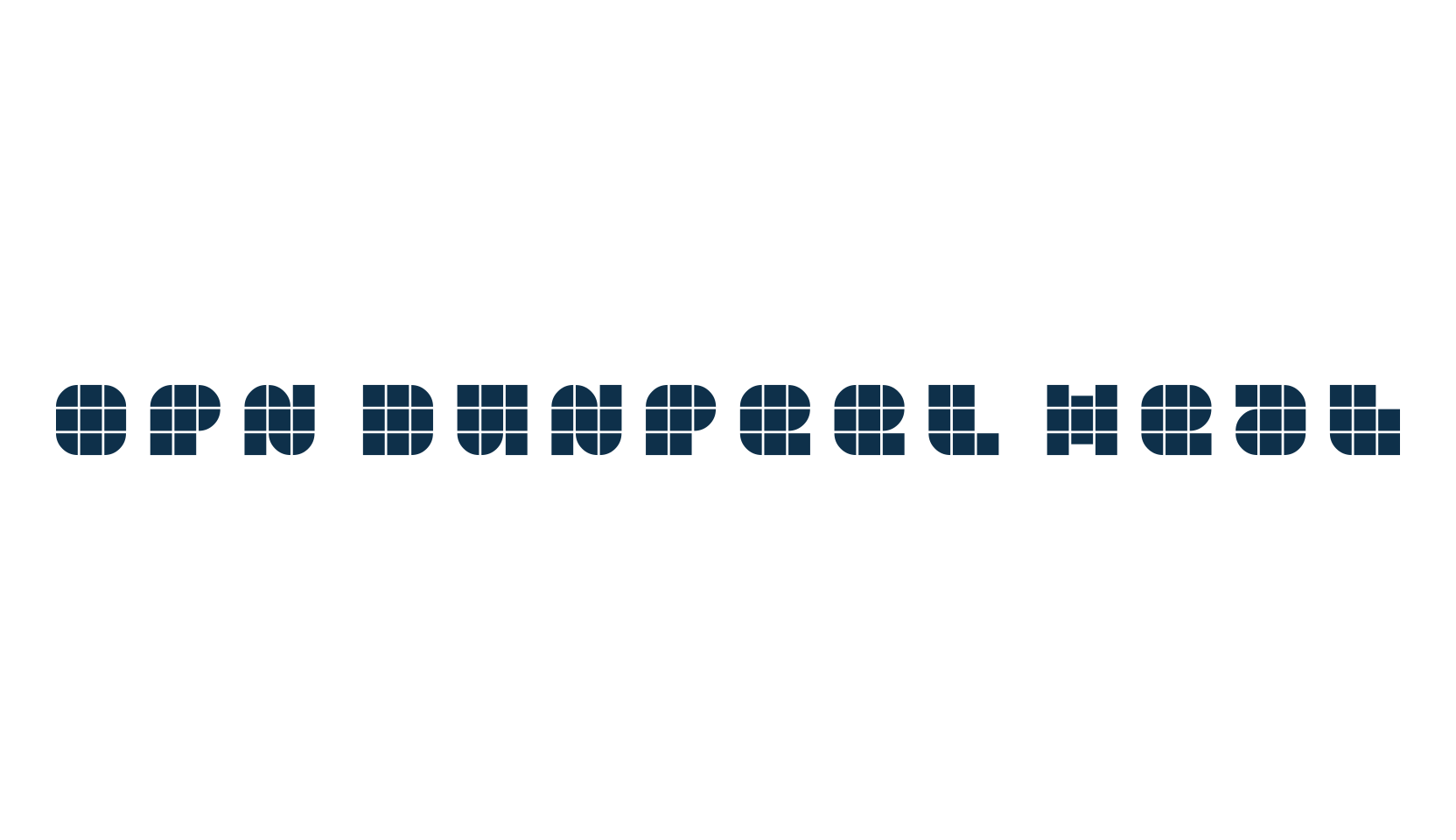 OPN DunPeel Heat, fancy various techno sci-fi font preview