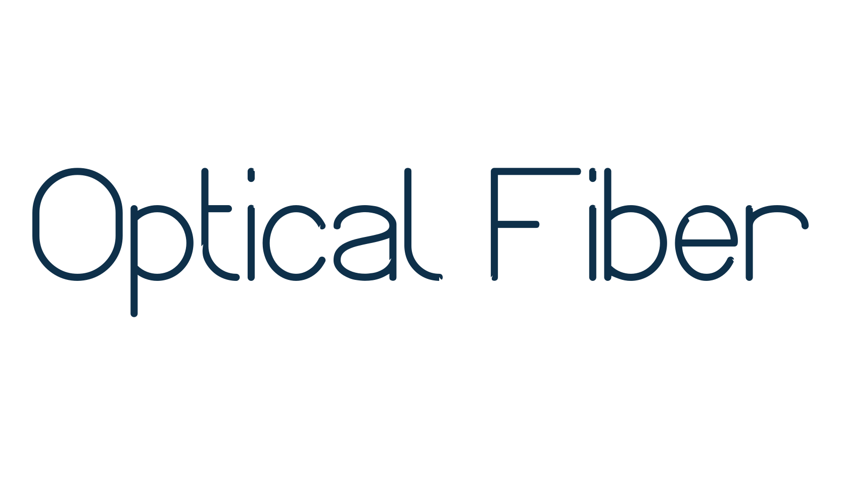 Optical Fiber, basic sans serif font preview
