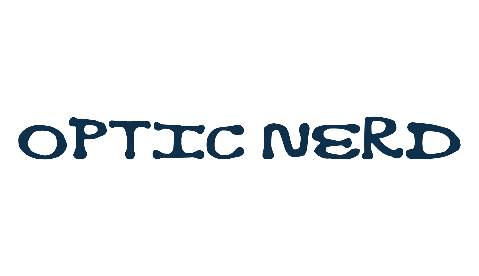 Optic Nerd, cartoon font preview