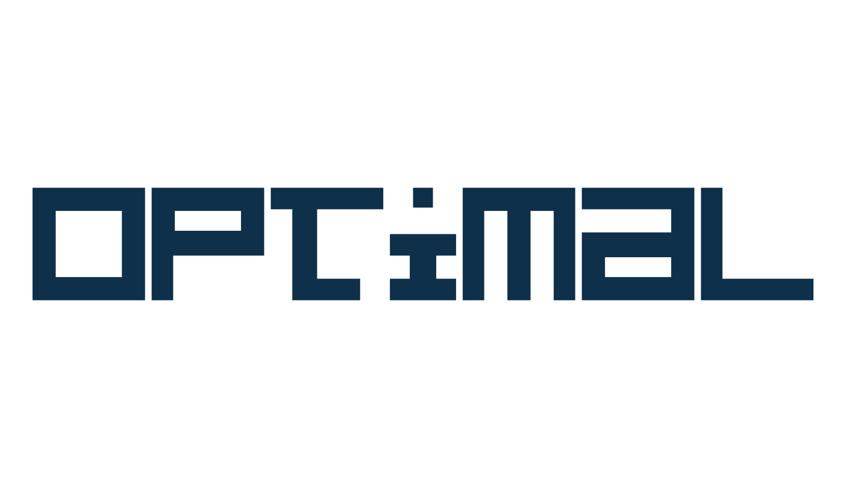 Optimal, techno square sci-fi font preview