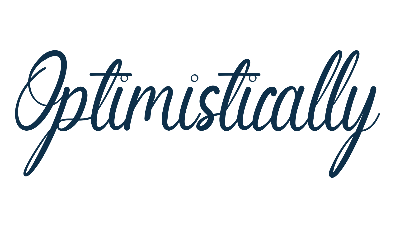 Optimistically, calligraphy font preview