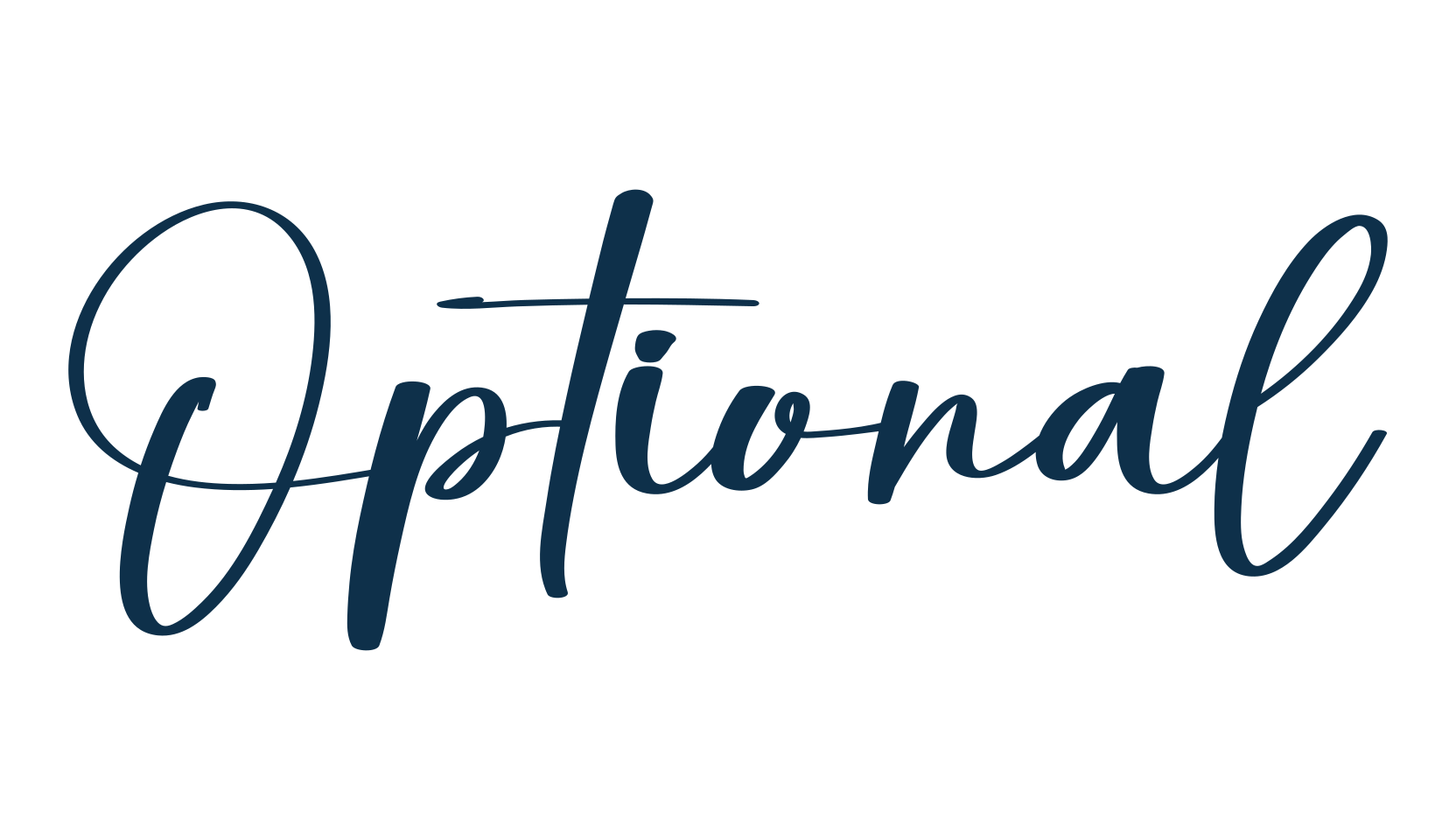 Optional, handwriting font preview