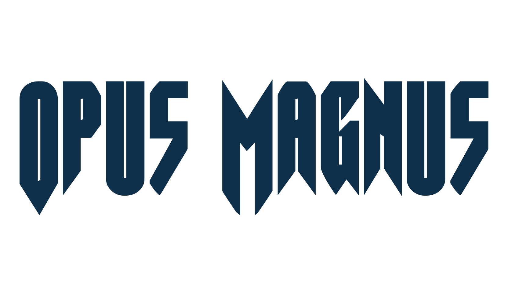Opus Magnus, gothic modern font preview