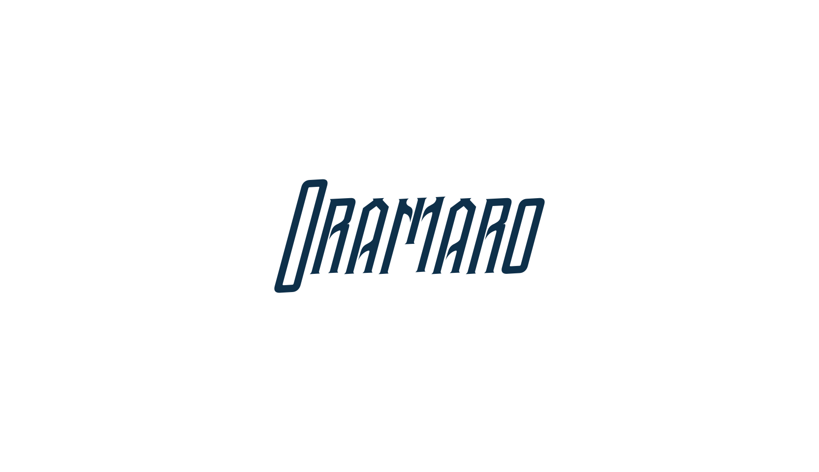 Oramaro, gothic modern font preview