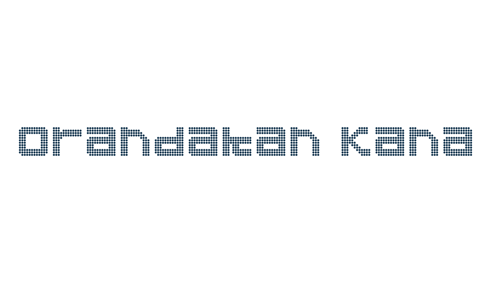 Orandakan Kana, lcd font preview