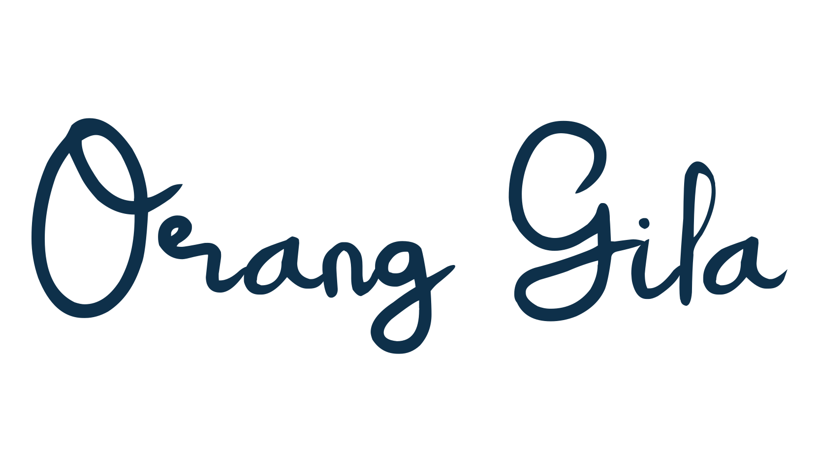 Orang Gila, fancy decorative font preview