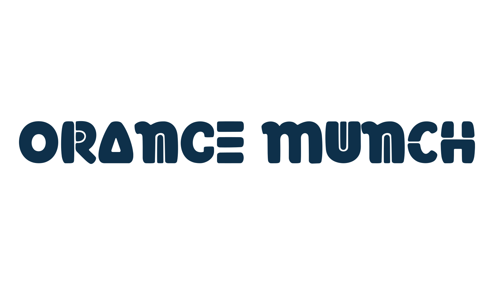 Orange Munch, fancy various decorative font preview