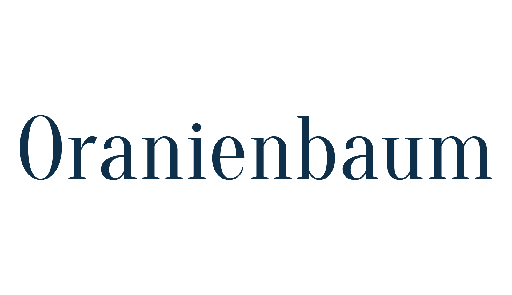 Oranienbaum, serif font preview