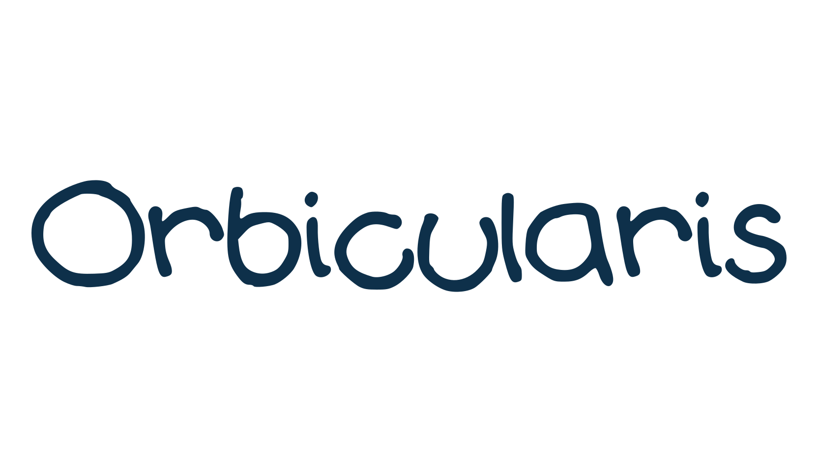 Orbicularis, fancy cartoon decorative comic font preview