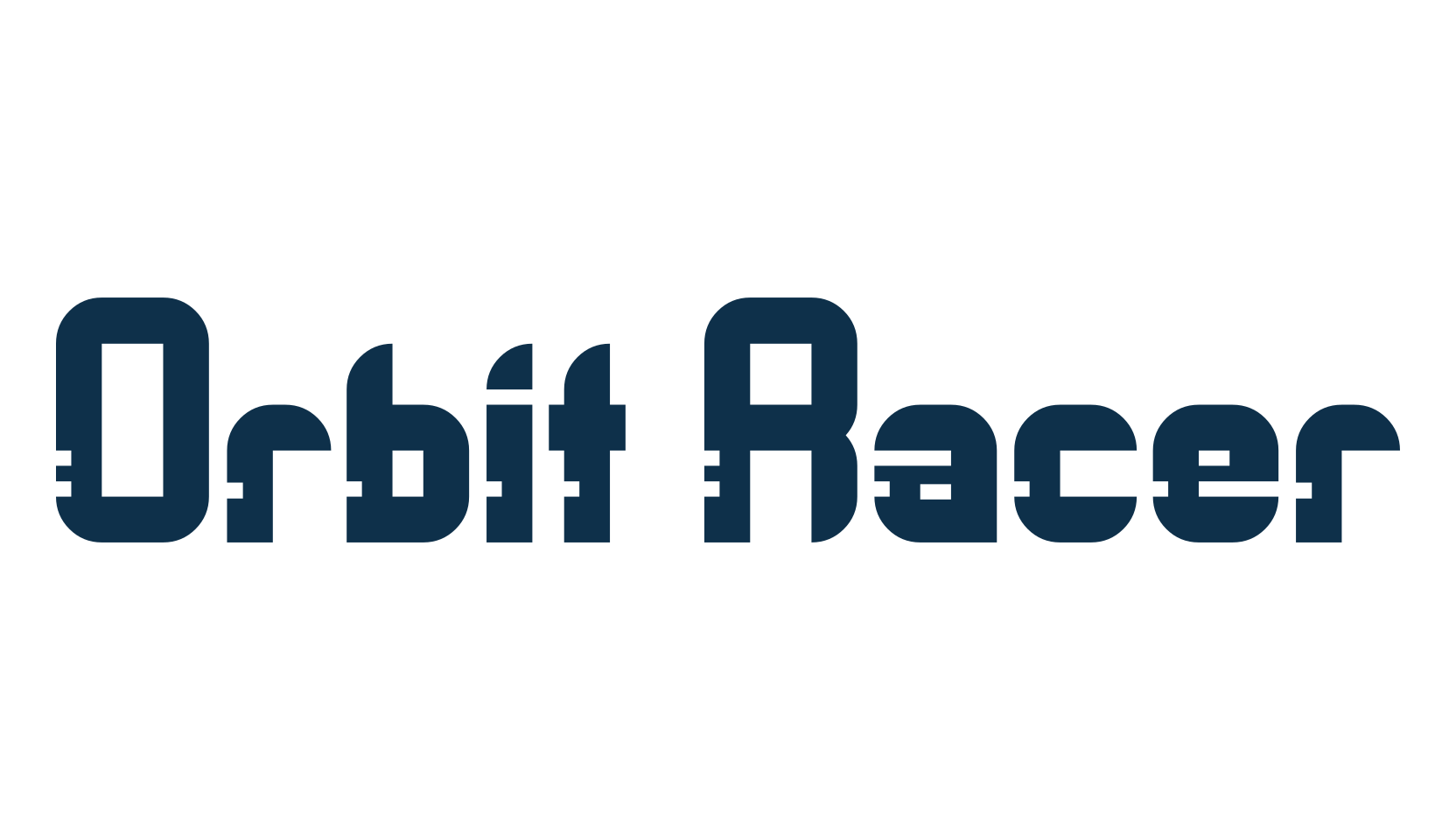Orbit Racer, techno sci-fi font preview