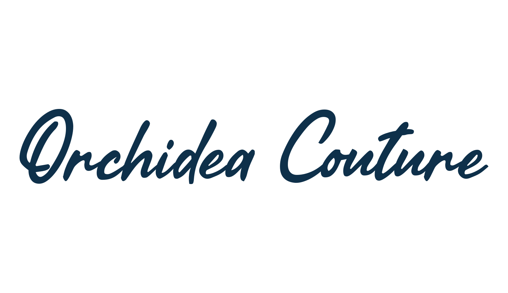 Orchidea Couture, script handwritten fancy decorative calligraphy font preview