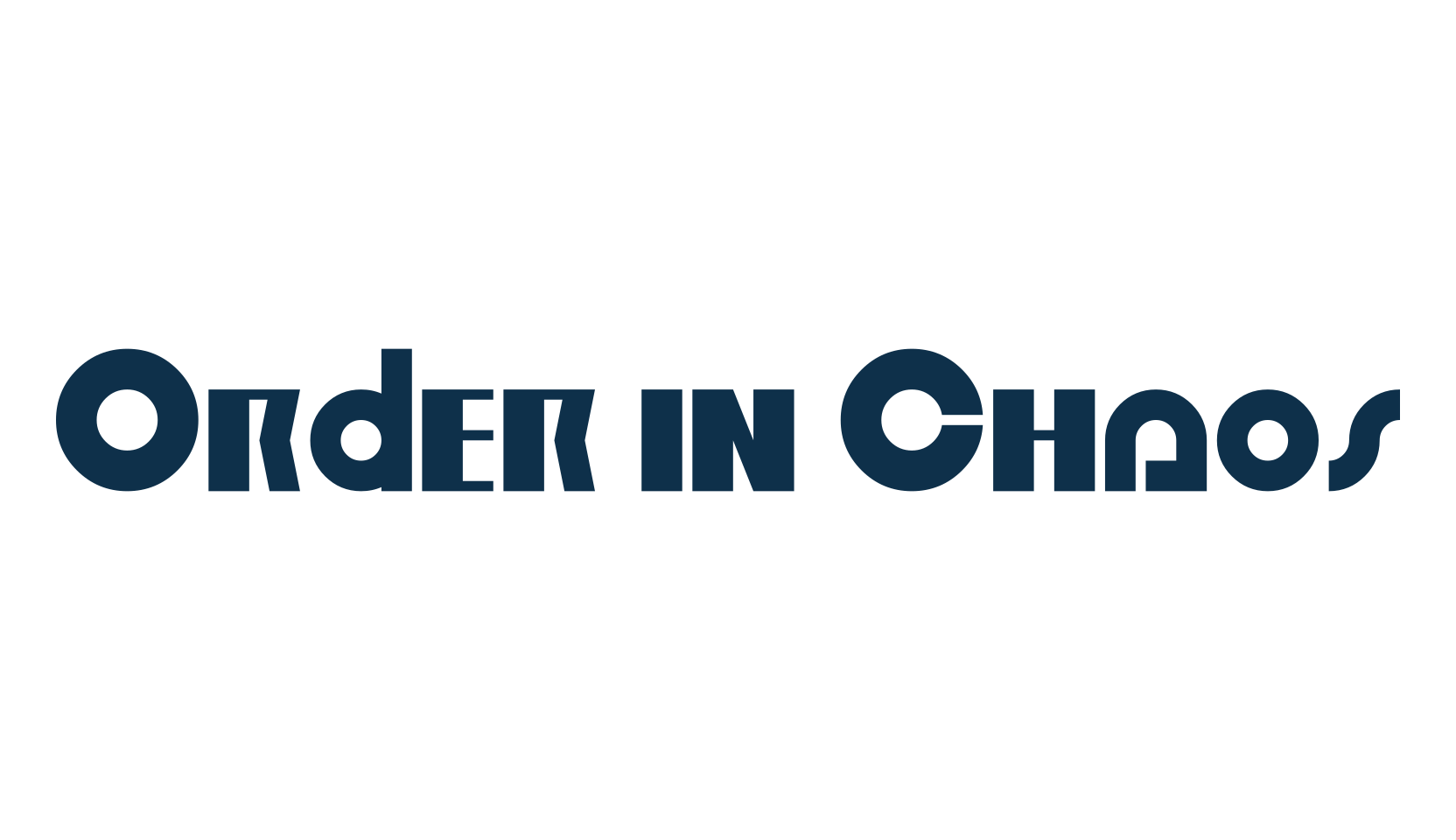 Order in Chaos, groovy font preview