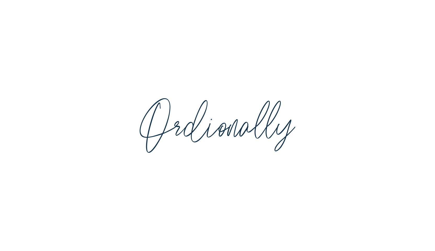 Ordionally, script handwritten fancy decorative calligraphy font preview