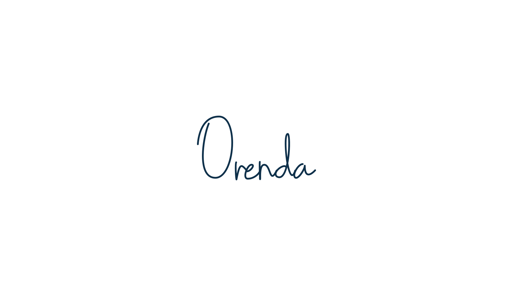 Orenda, script handwritten fancy decorative calligraphy font preview