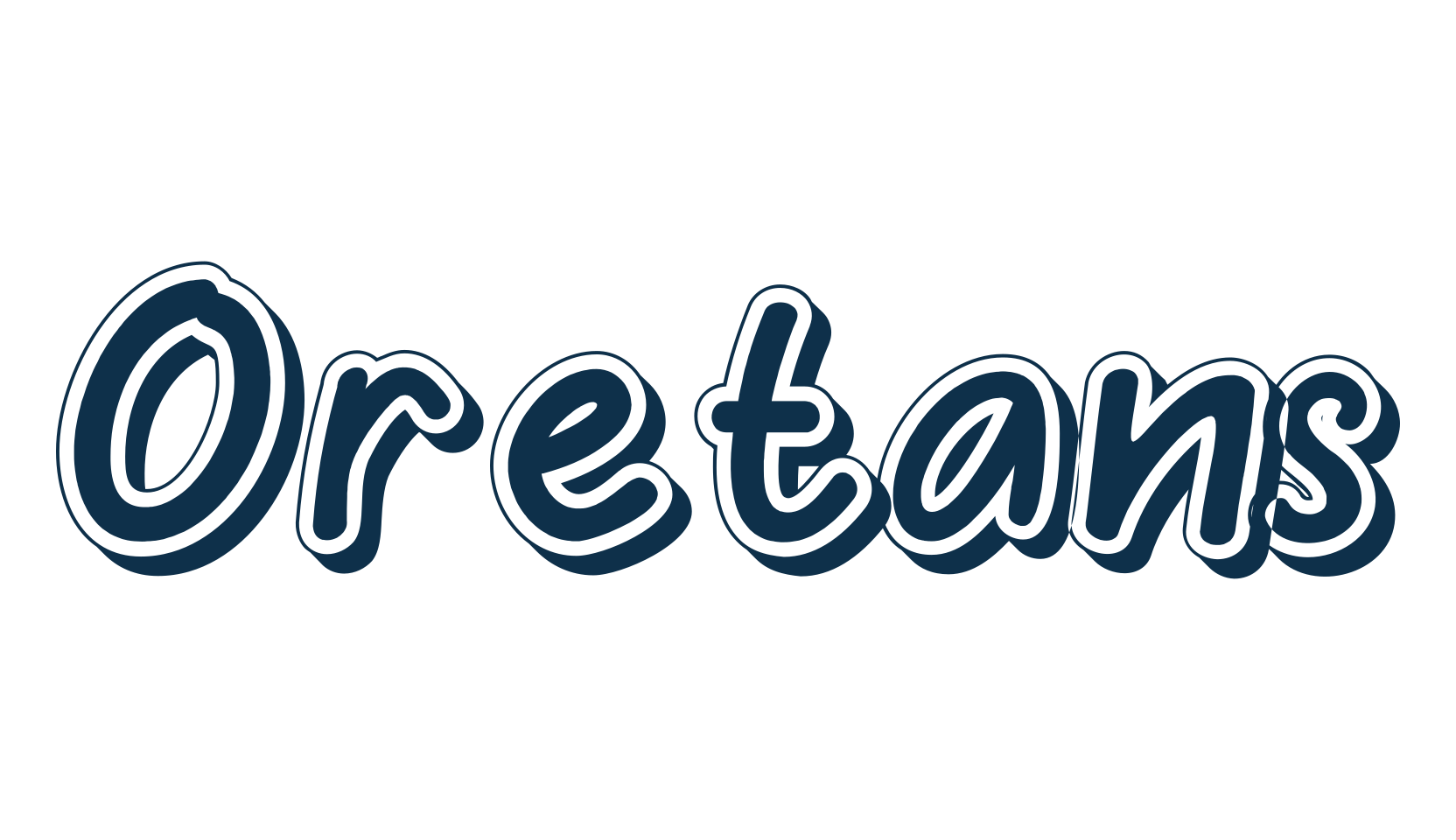 Oretans, fancy cartoon decorative comic font preview