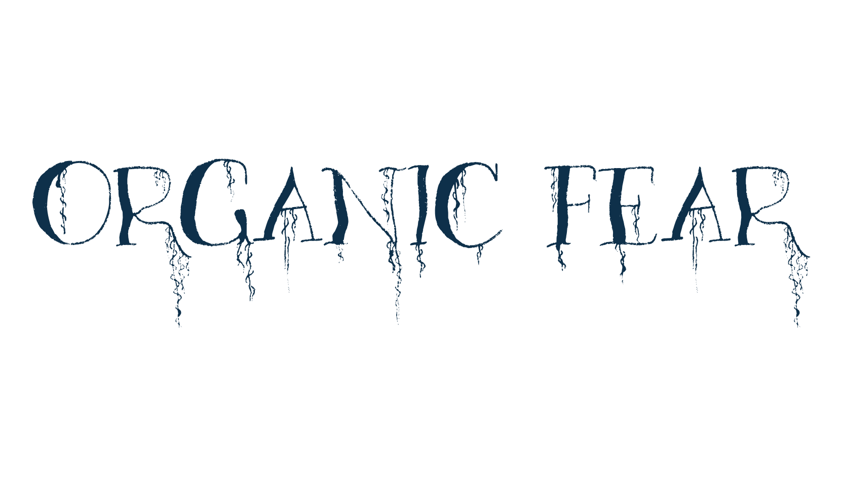 Organic Fear, holiday halloween fancy decorative horror font preview