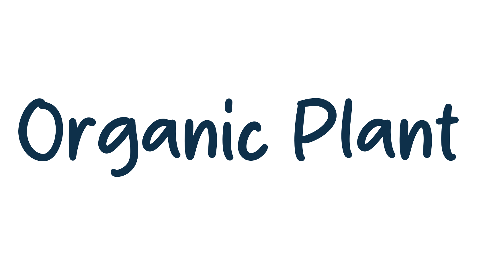 Organic Plant, script handwritten fancy decorative calligraphy font preview