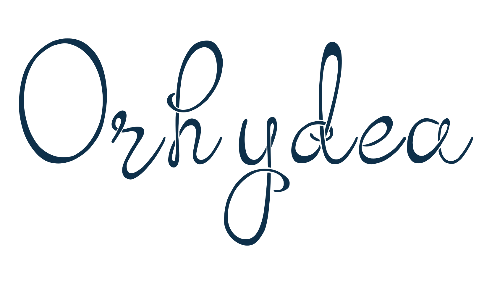 Orhydea, fancy various decorative script calligraphy font preview