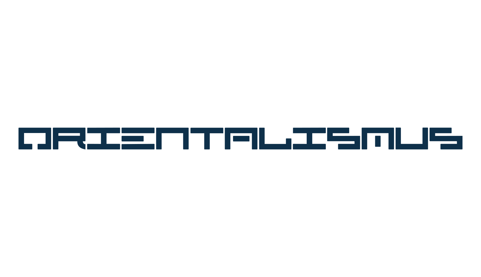 Orientalismus, square font preview
