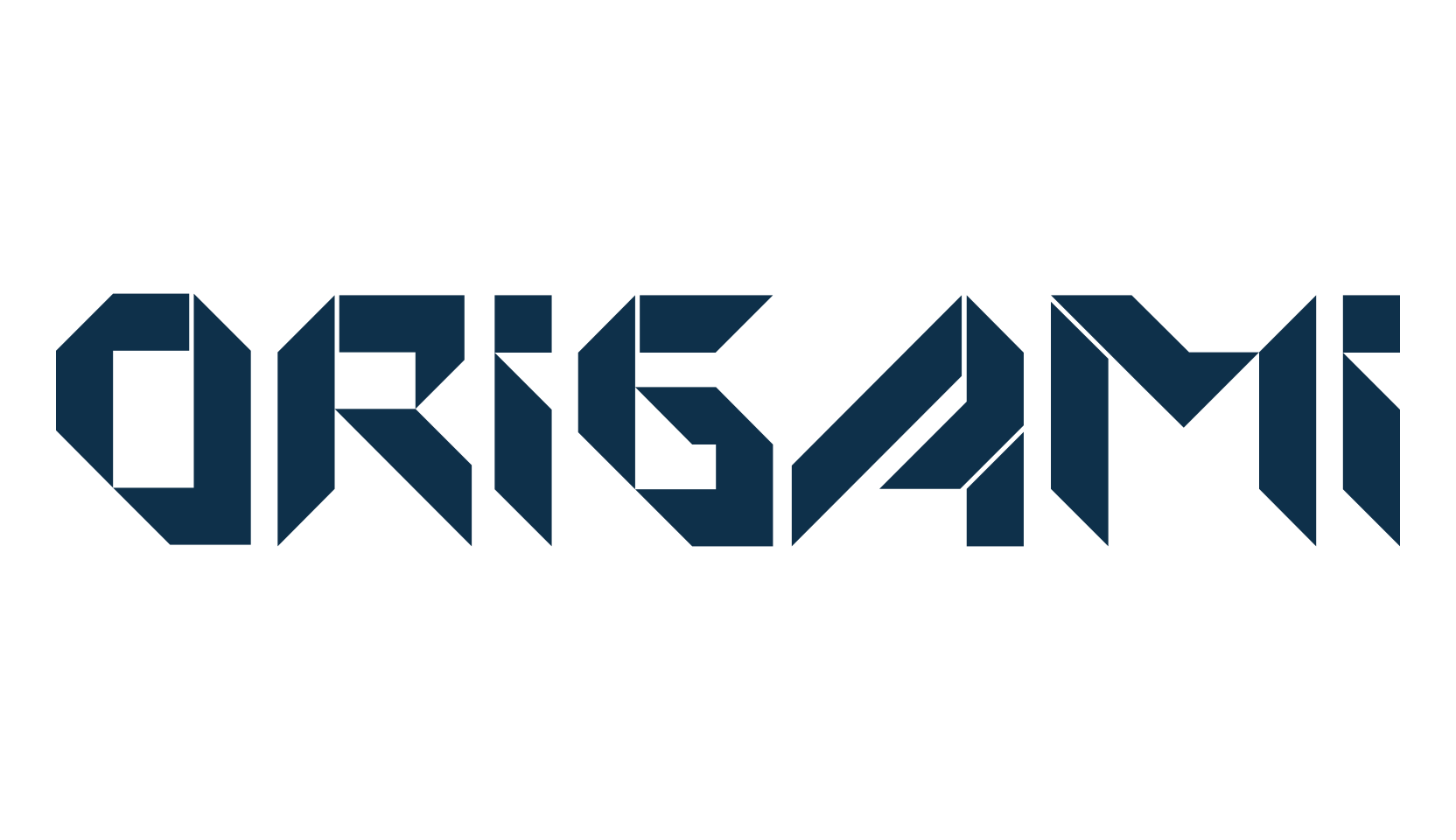 Origami (origami), various font preview