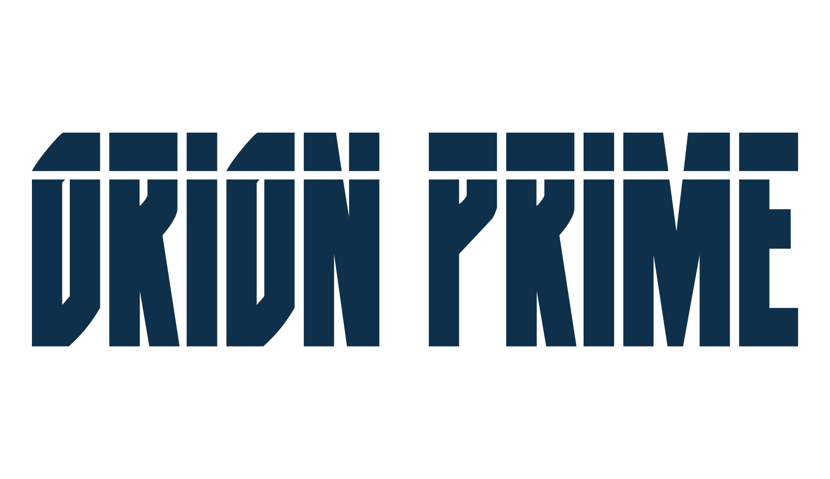 Orion Prime, fancy various techno sci-fi font preview