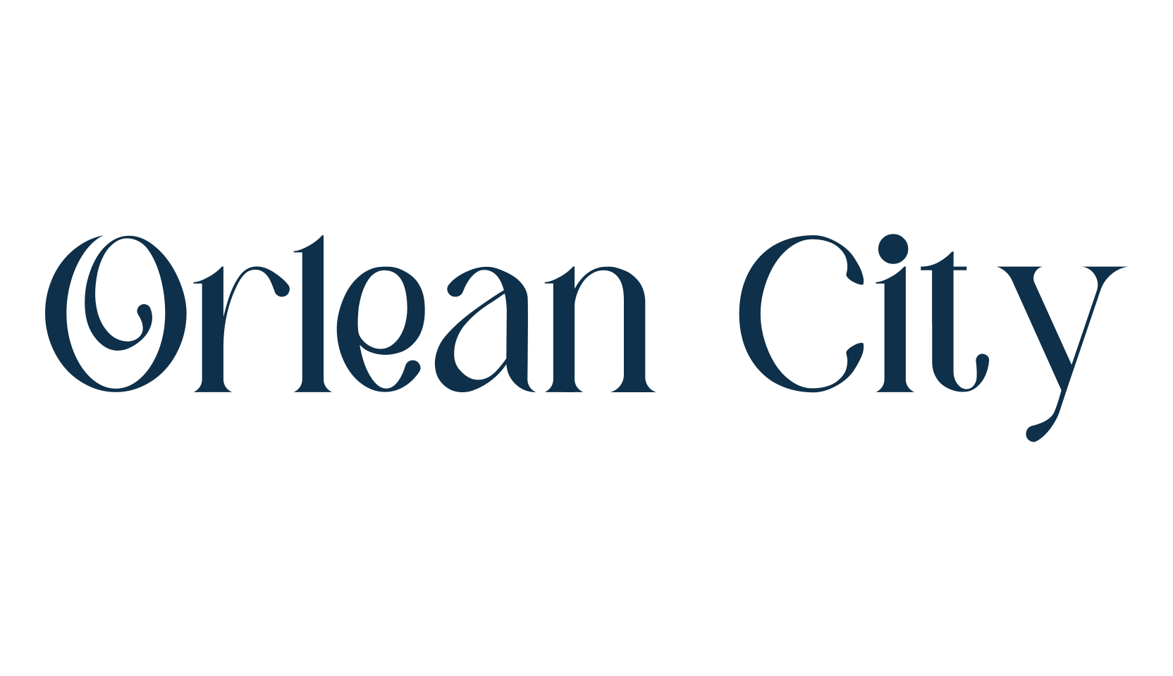 Orlean City, basic serif font preview