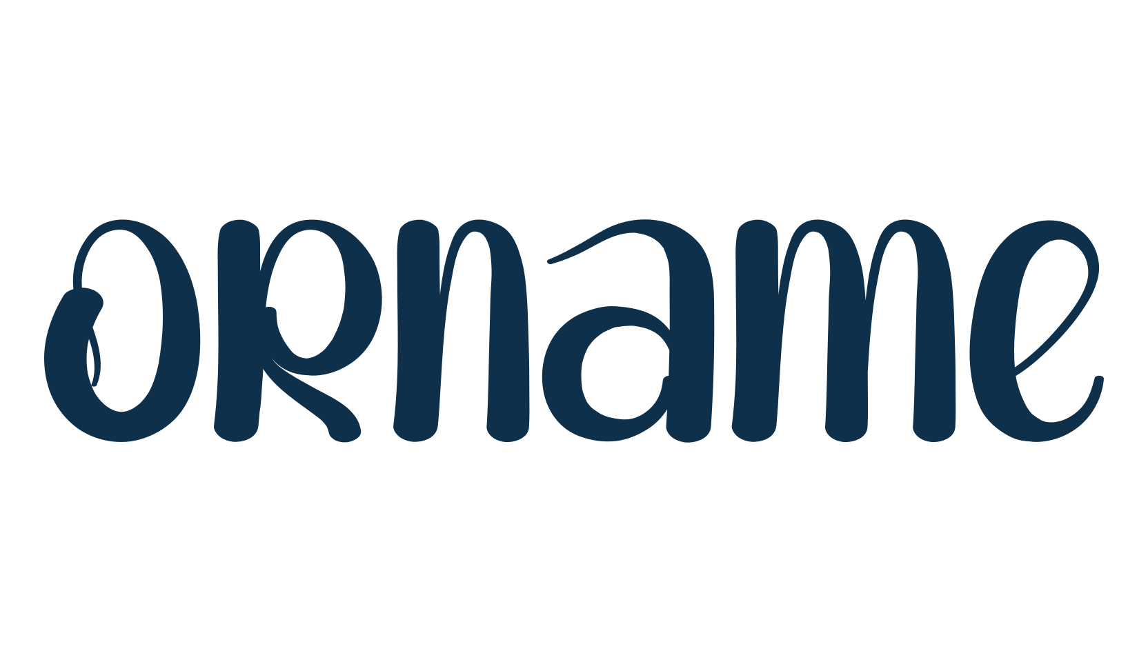 Orname, display market font preview