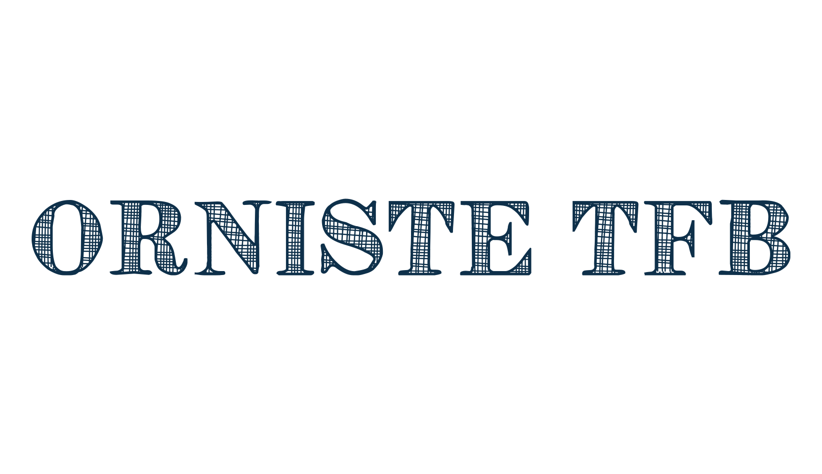 Orniste TFB, decorative font preview