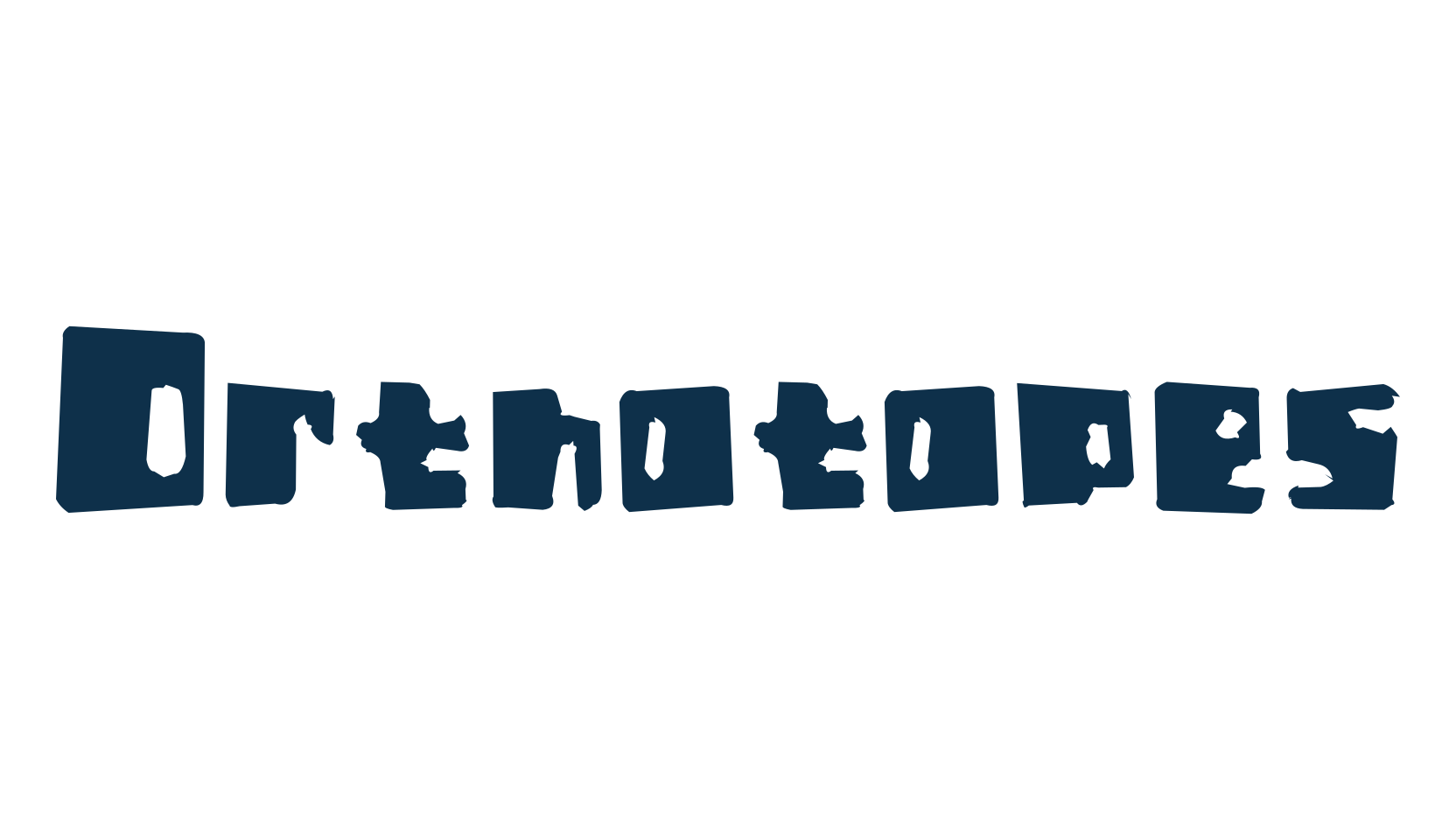 Orthotopes, fancy various techno sci-fi font preview