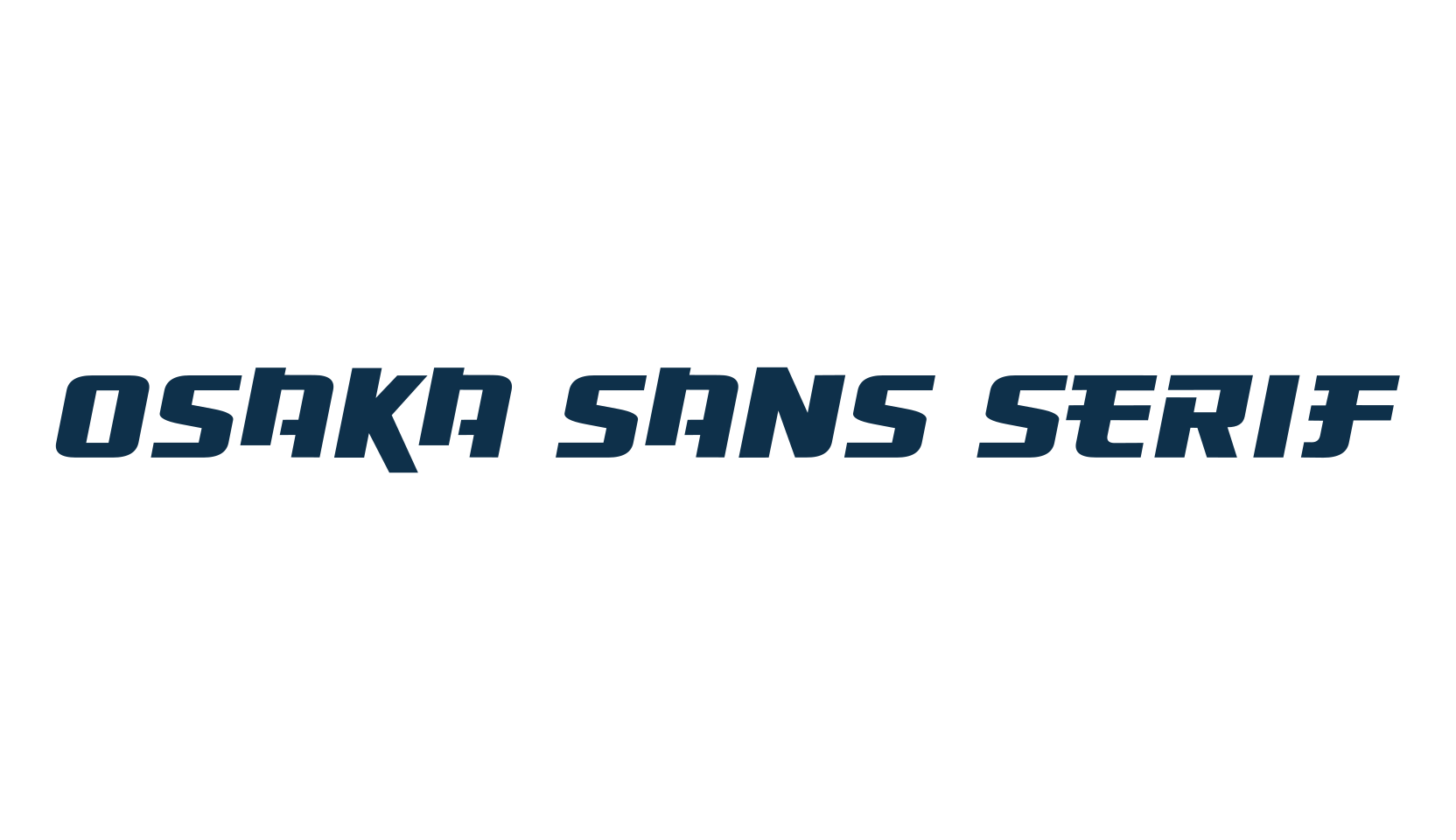 Osaka Sans Serif, chinese, jpn font preview
