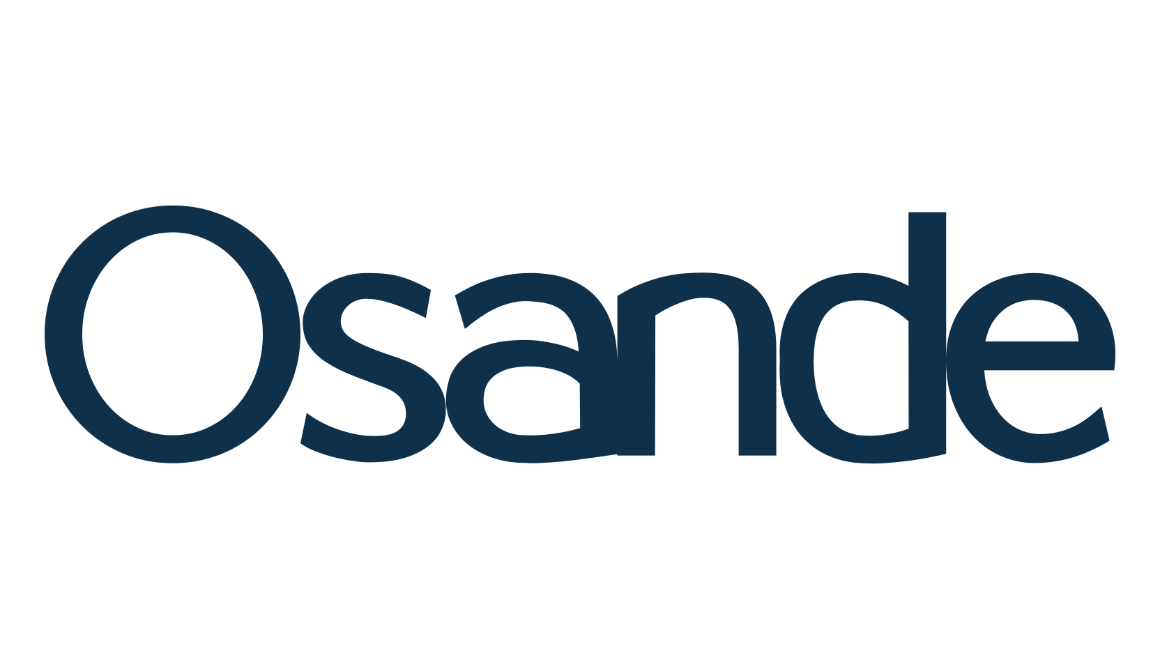 Osande, basic sans serif font preview