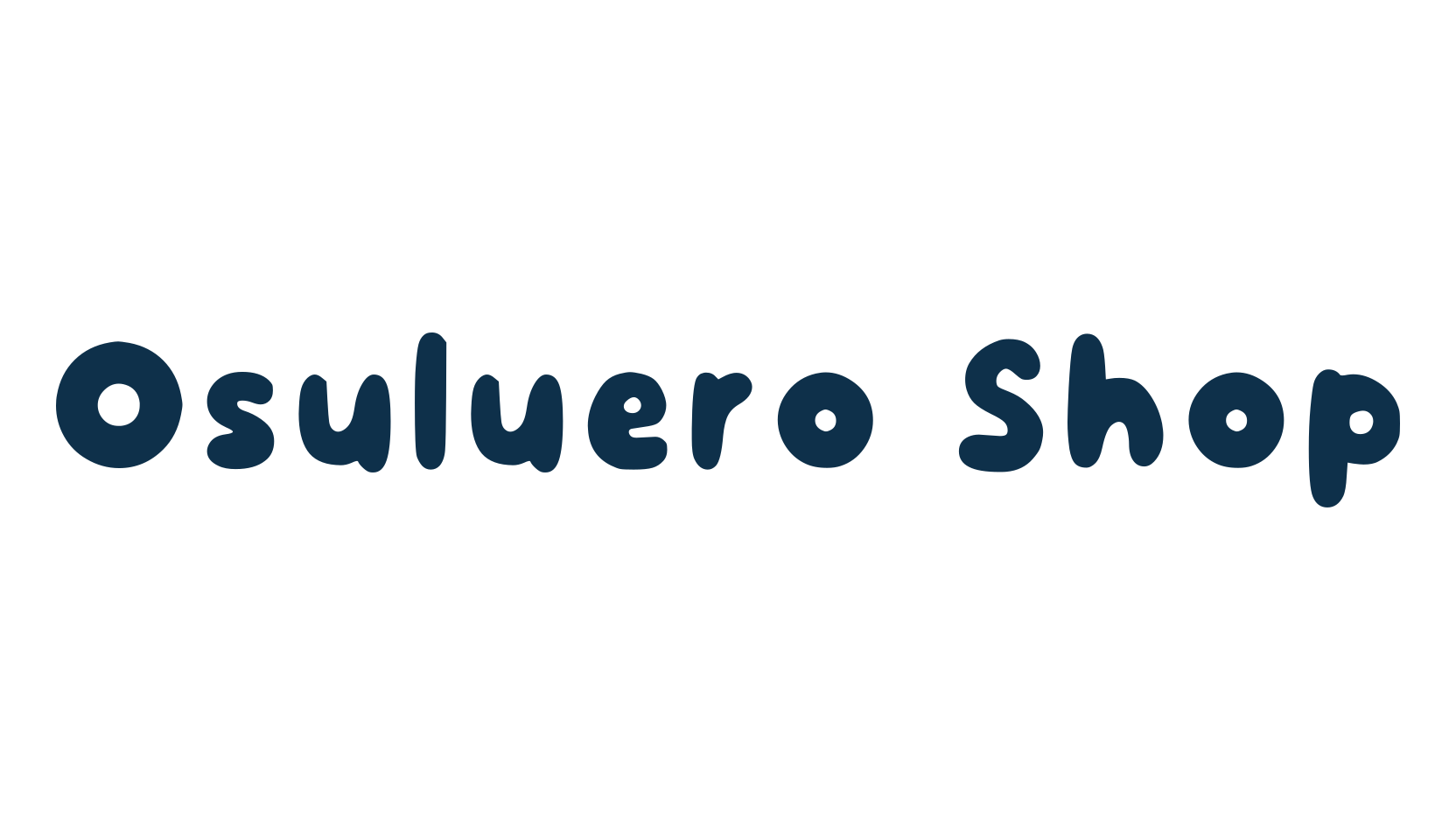 Osuluero Shop, cartoon font preview
