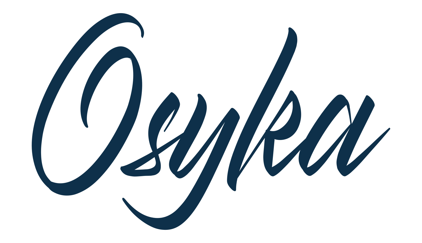Osyka, script calligraphy fancy decorative font preview