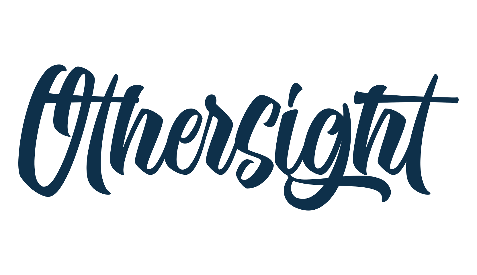 Othersight, calligraphy font preview